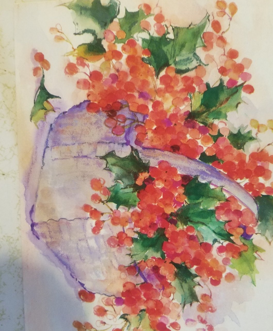 Acrylic landscape by a student